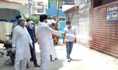 कोरोना से बचाव के लिए गया नगर निगम ने चलायी “नगर सरकार-आपके द्वार”अभियान ।