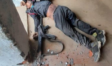 मुठभेड़ मे पांच नक्सली हुए ढेर