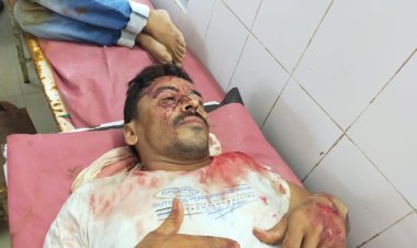 बाबा नगरी में जमीन कब्जा को लेकर भू मफ़ियाओं ने मारपीट कर चार को किया घायल।