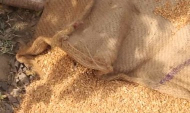 ग़रीबों का निवाला रात के अंधेरे में किया गया आग के हवाले