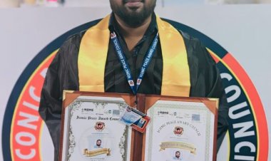 मेहुल प्रसाद हुए डॉक्टरेट की मानद उपाधि से सम्मानित