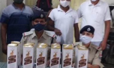 महाबोधि एक्सप्रेस से शराब बरामद, एक यात्री गिरफ्तार