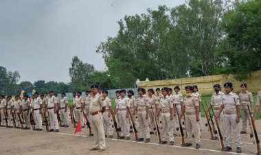 आगामी स्वतंत्रता दिवस के अवसर पर राजकीय समारोह का गांधी मैदान में फाइनल रिहर्सल हुआ