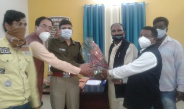 सर्वधर्म सद्भावना समिति का प्रतिनिधिमंडल मिला कोतवाली के नए एएसपी से