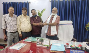 मिर्जा गालिब कॉलेज के नवनियुक्त प्राचार्य का भव्य स्वागत किया गया:- राधेकांत शर्मा