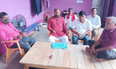 जाप पार्टी ने मानपुर की गिरती विधि व्यवस्था को लेकर बैठक किया