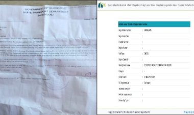 18 साल बाद साहिबगंज DTO ने आदिवासी पहाड़िया को “अंग्रेज़ी” में नोटिस भेजा