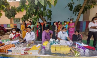 जी.डी. पब्लिक स्कूल में बाल दिवस पर निःशुल्क मेगा मेडिकल कैम्प आयोजन