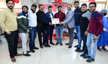 जेसीआई रांची का रक्तदान शिविर आयोजित