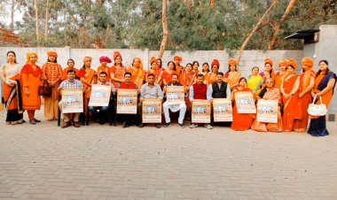 वीरांगना के कैलेंडर का हुआ लोकार्पण