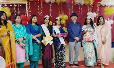 जीबीएम कॉलेज की छात्राओं ने फ्रेशर पार्टी में मचाई धूम