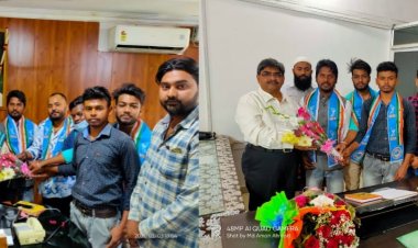 एनएसयूआई की ओर से नवनियुक्त प्रभारी कुलपति डॉ. कामिनी कुमार और परीक्षा नियंत्रक डॉ आशीष झा का किया गया स्वागत