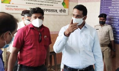 उपायुक्त छवि रंजन ने सदर अस्पताल का निरीक्षण कर स्वास्थ्य सुविधाओं का लिया जायजा