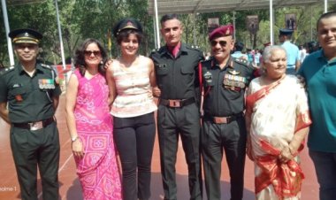 कर्नल पिता का बेटा सृजल बना सेना में लेफ्टिनेंट