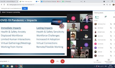 आरकेडीएफ विश्वविद्यालय के वेबीनार में बोले प्रो.थाॅमसन, धैर्य रखें,” लाॅकडाउन के बाद स्थितियां होगी सामान्य