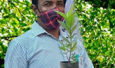पर्यावरण प्रेमी तुषार कांति ने पांच हजार पौधे लगाकर बनाया कीर्तिमान