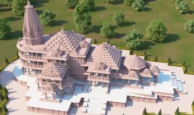 भूमि पूजन से पहले राम मंदिर के प्रस्तावित मॉडल की तस्वीरें सामने आई ।