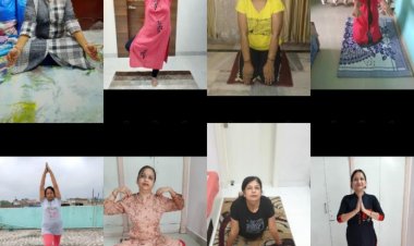 मारवाड़ी युवा मंच महिला जागृति शाखा ने मनाया योग दिवस