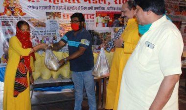 पीड़ित मानवता की सेवा में समर्पित है श्रीमहावीर मंडल,जरूरतमंदों के बीच अन्नपूर्णा आहार का वितरण जारी