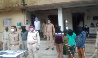 देवघर : साइबर अपराध से जुड़े 5 आरोपियों को पुलिस ने किया गिरफ्तार, भेजे गए जेल