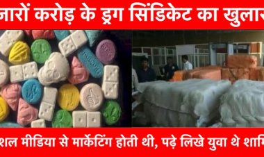 हजारों करोड़ के ड्रग सिंडिकेट का खुलासा, पढ़े लिखे युवा सोशल मीडिया से करते थे डील