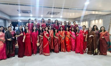 इनरव्हील क्लब ऑफ गया सनराइज की अध्यक्ष तेजस्वी नंदन, सचिव मधु प्रिया,व एडिटर बनीं मानसी राजपूत