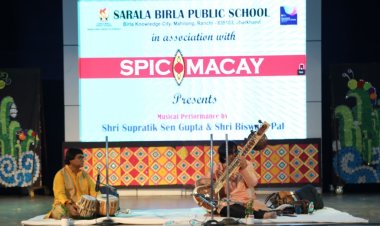 भारतीय संगीत की सुरमयी छाया में सरला बिरला पब्लिक स्कूल