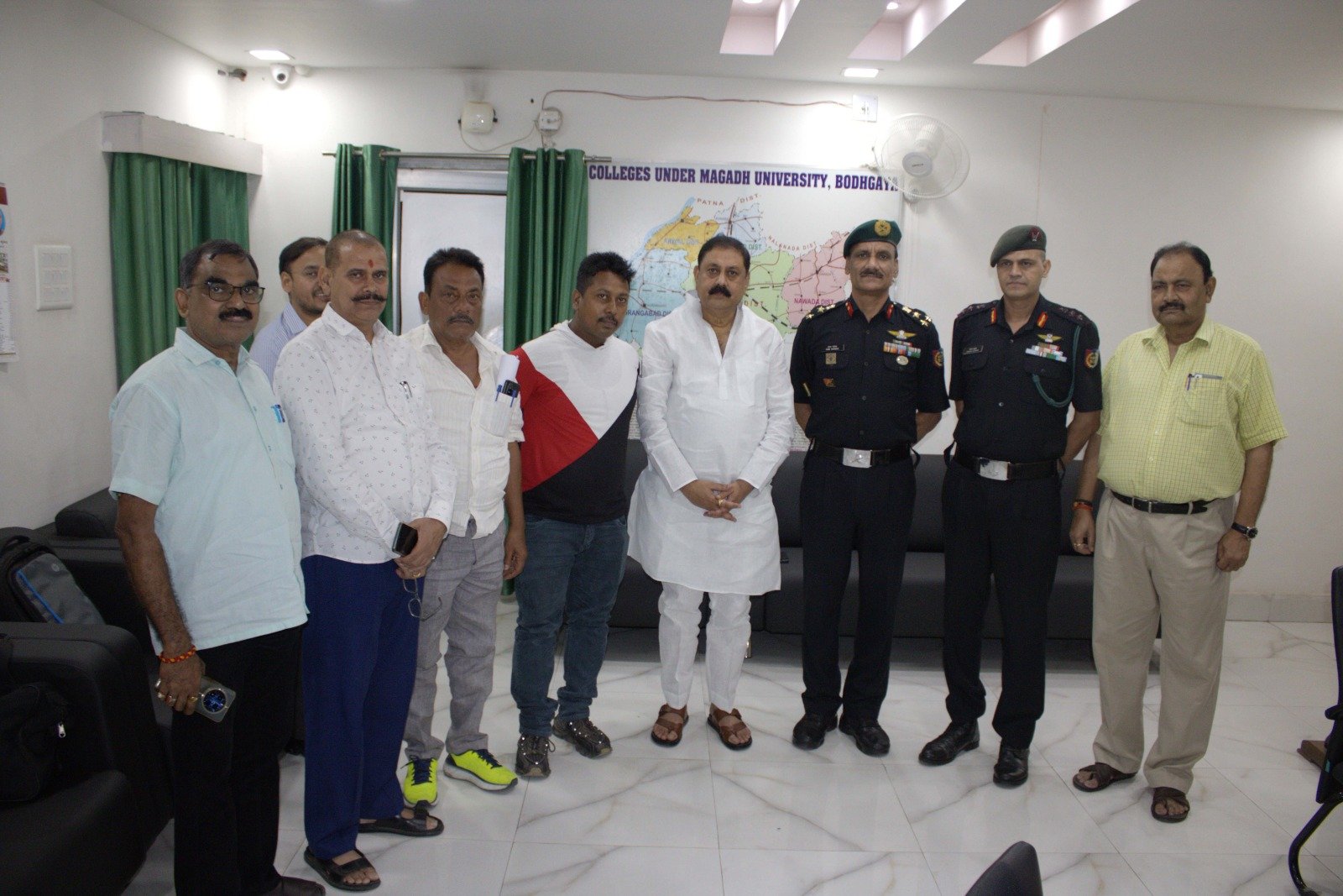 एनसीसी और मगध विश्वविद्यालय के बीच सहयोग हेतु महत्वपूर्ण वार्ता सम्पन्न