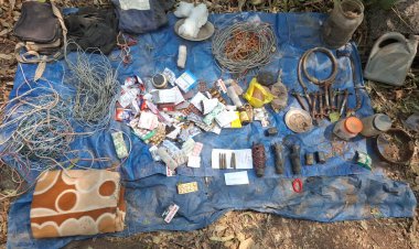 सोंडाहा क्षेत्र में नक्सलियों का जखीरा बरामद, सीआरपीएफ ने बड़ी साजिश को किया नाकाम