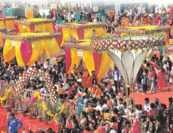 सामूहिक विवाह के सफल आयोजन के लिए सांसद को बधाई प्रेषित